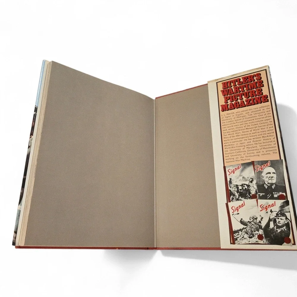VTG Signal Hitlers Wartime Picture Magazine 1977 Hardcover Book WWII History USA